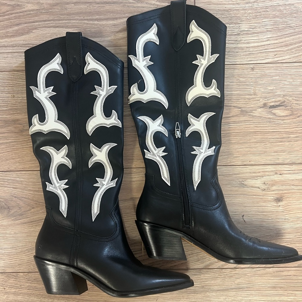 Black Western Boots
